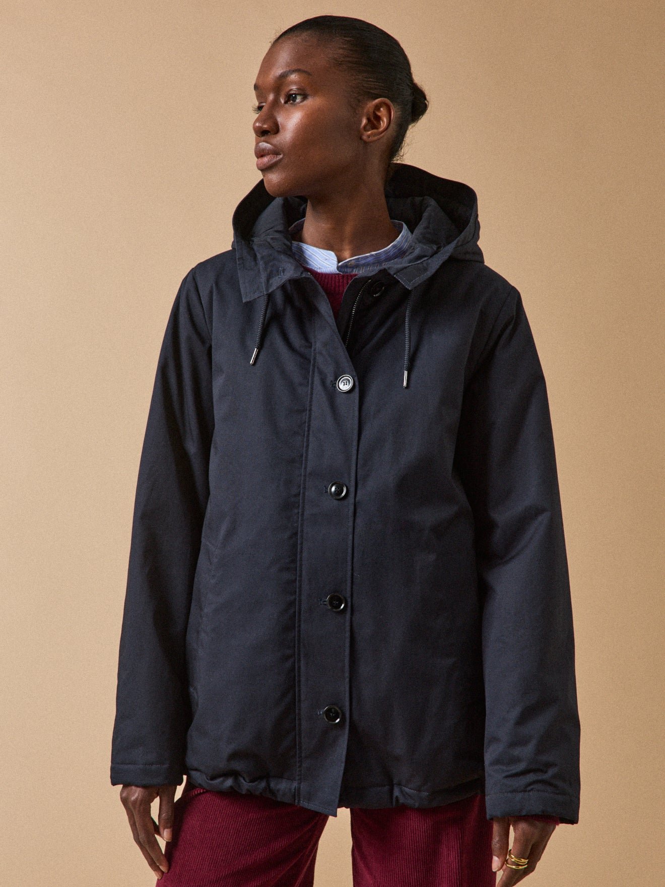 Women's supple parka with quilted lining - Image 5