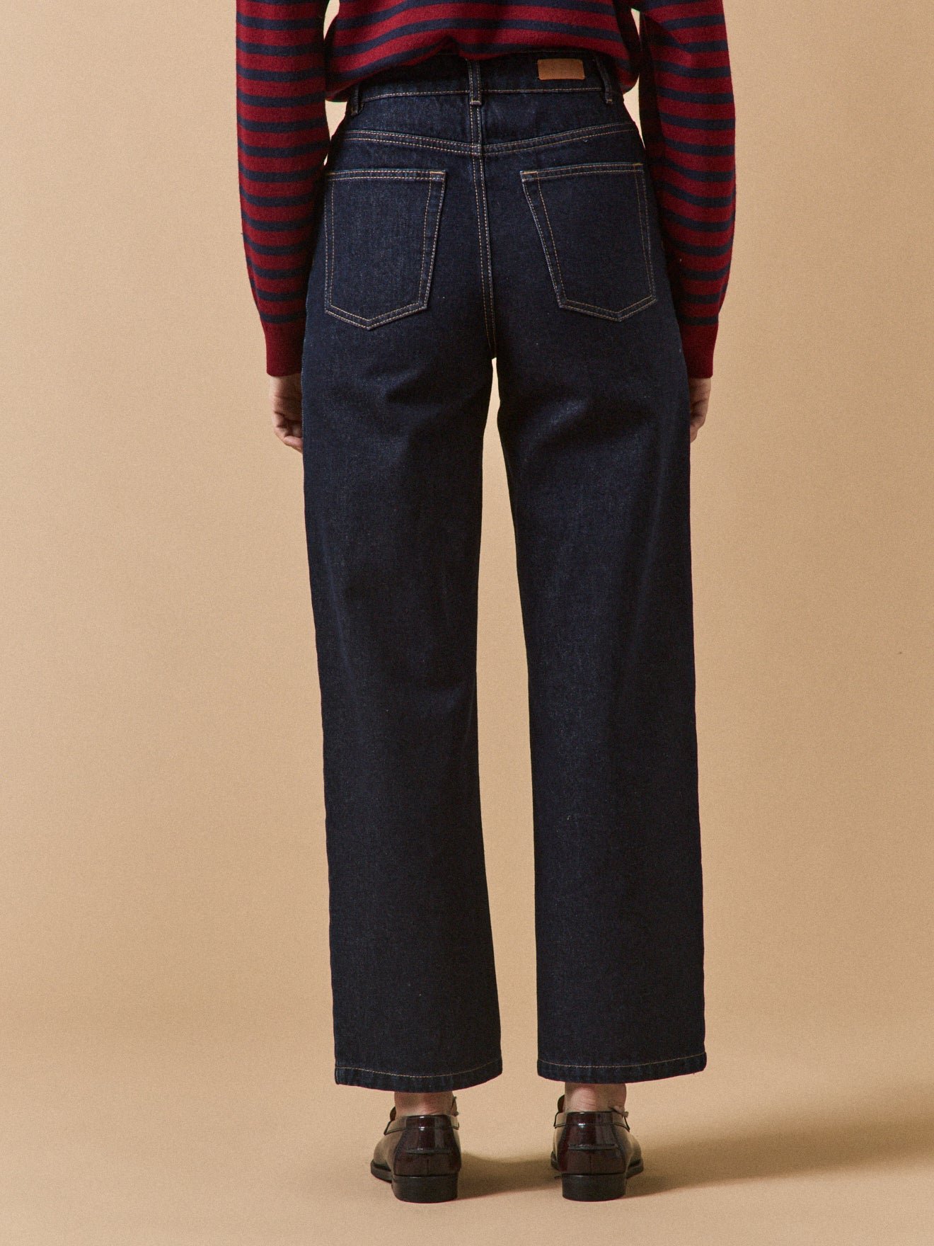 Women's Emilie wide-leg organic cotton jeans - Image 2