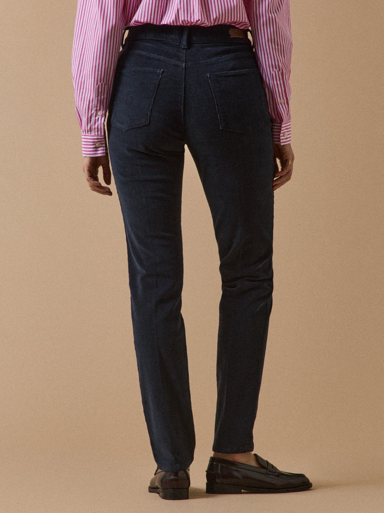 Women's slim-fit needlecord Chloe trousers - Image 3